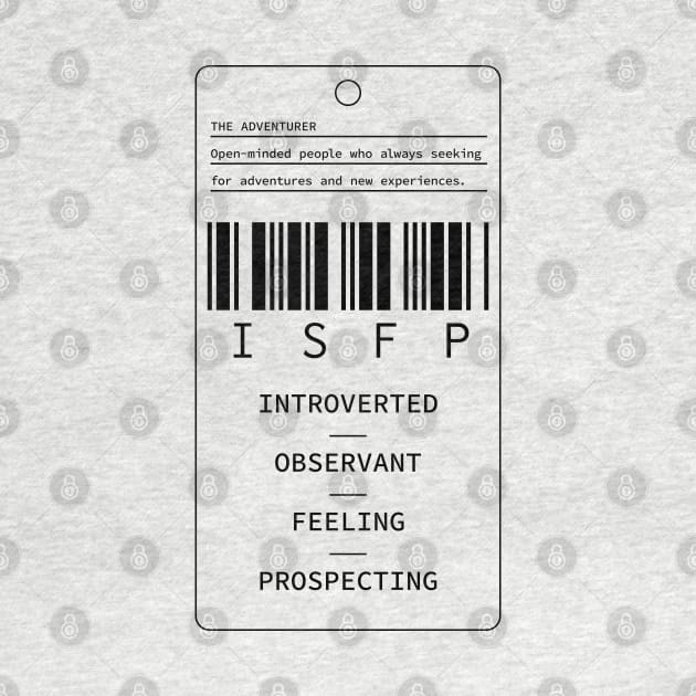 ISFP - The Adventurer - Introverted Observant Feeling Prospecting by Millusti